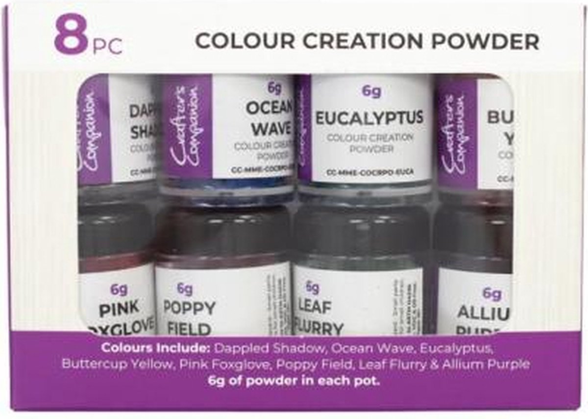 CC - Colour Creation Powders - set a 8 stuks
